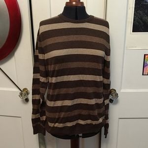 Striped long-sleeve shirt